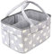 BOENFU Baby Diaper Caddy Nappy Organisers Nursery Storage Nappy Caddy Tote Newborn Shower Gift Basket Portable Car Travel Organizer with Detachable Divider and 10 Invisible Pockets for Mom Kids