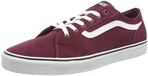 Vans Herren Filmore Decon Sneaker, Suede Canvas Port Royale White, 42.5 EU