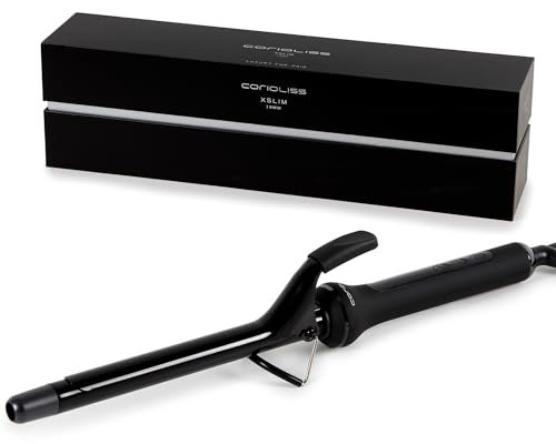 Corioliss X-Slim | Rizador Pelo Ondas | Tenacillas Para Rizar El Pelo | Ondulador Moldeador Profesional | Cerámica Y Turmalina | Temperatura 80ºC-210ºC | 19 MM