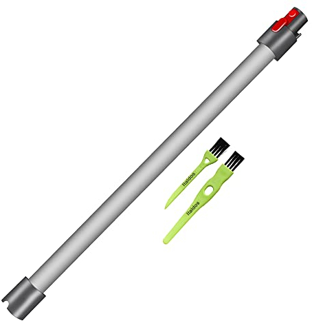 Italdos Tubo Telescopico Asta Rigida Prolunga compatibile per Dyson V11 V10 V15 V8 V7 Lunghezza 73cm Tubo a Sgancio Rapido - Argento
