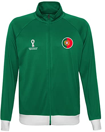 FIFA Herren Offizielle World Cup 2022 Trainingsjacke Portugal, Rot, XL