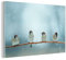 MuchoWow Glasbild Glasfoto Wandbild Bilder Deko 60x40 cm Vögel - Spatz - Schnee - Winter