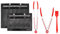 Pack of 5 NUZAMAS BBQ Mesh Grill Bag, Non-Stick Barbecue Bag High Temperature Resistance Dishwasher Safe BBQ Bake Net Bag Cooking Tool Easy Clean for Meat Fish Vegetable Outdoor Picnic Travel