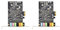 Censous Lot de 2 cartes son PCI-E 7.1 canaux stéréo PCI-E 7.1 canaux audio CM8828