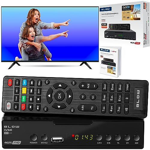 DEKODER DVB-T2 HEVC TV Sintonizzatore HD USB HDMI