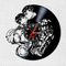 VINY WOODY Fantasia Dark Schallplattenuhr aus Vinyl, Comic Anime, Epic, fantastische Wanddekoration