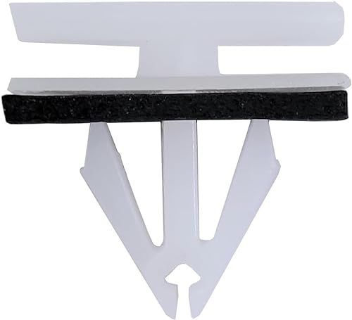 50pcs Side Skirt Sill Clips Moulding Cover Trim Clips Plastic with Sponge Seal Compatible with Edge Fiesta Kuga Mustang C520 5270438 5264089