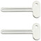 Lot de 2 presse-tubes presseurs pour dentifrice, tube fin enroulable pour clé, crème pour les mains, nettoyant pour le visage, mayonnaise, dentifrice manuel