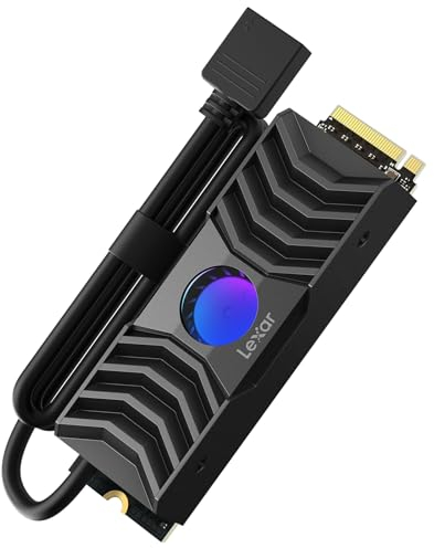Lexar NM1090 1TB SSD PCle Gen5x4 NVMe, M.2 2280, PCIe 5.0 SSD with a Potent Heatsink, up to 11500MB/s, High Performance Internal Solid State Drive for Gaming, Photography, Video Editing and Design