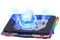 LIANGSTAR Gaming Laptop Cooling Pad, RGB Laptop Cooler with Powerful Turbofan, Touch Control, 5 Height Stand & Infinitely Variable Speed, 3 Fan & Seal Memory Foam for Rapid Cooling Laptop 15.6-19 inch