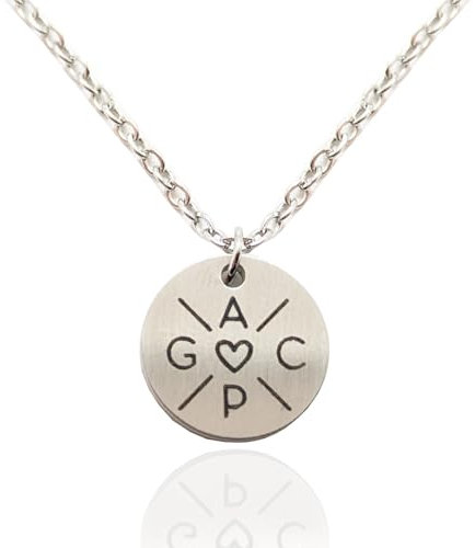 Personalisierbare Edelstahl Kette mit Kreuz Gravur – Initialen und Motive für Damen und Herren – Stilvolles, einzigartiges Schmuckstück & perfektes Geschenk