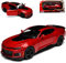 Motormax Chevrolet Camaro Coupe ZL1 Rot mit Schwarz 6. Generation Ab 2015 Version Ab 2017 1/24 Modell Auto