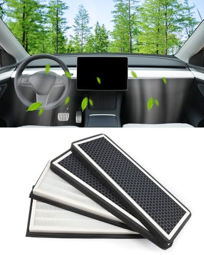 Modello y Filtro aria Hepa esterno con carbone attivo, Circolazione aria esterna, Filtro aria di ricambio Compatibile con Tesla Modello y