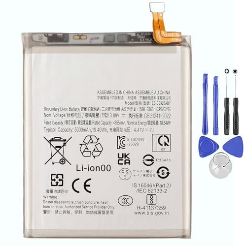 BATTERIA COMPATIBILE PER SAMSUNG GALAXY S24 ULTRA (SM-S928B) - EB-BS928-5000MAH NUOVA + KIT CACCIAVITI