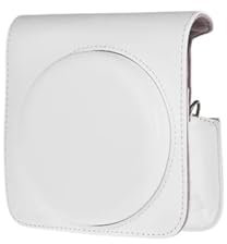 APVMFMKLTG PU Camera Bag With Strap Camera Case Fit For Fujifilm Fit For Instax Square SQ6 Instant Film Camera(White)