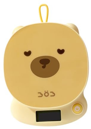 DimyFew Food Scale Kitchen Scale Electronic Cradle Tool for Preparing Meals for The Kitchen at Home, yellow