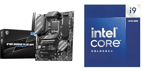 MSI B760 GAMING PLUS WIFI Motherboard + Intel® Core™ i9-14900K Desktop Processor 24 cores