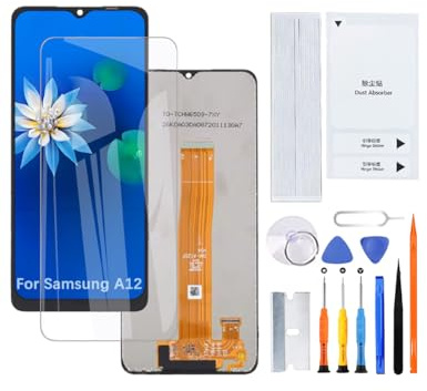 Display Bildschirm für Samsung A12 A125F A125M | Werkzeugsatz tragen，PLS LCD，HD Display，Bildschirm ersetzen，für Modelle:A125F/DSN A125F/DS A125F A125M A125U A125U1 A125N