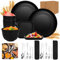 Kit Vaisselle Camping,Assiette Plastique Reutilisable,Pour 2 Personnes Vaisselle Camping Car,Set Pique Nique de 20 Pièces,Bols, Couverts,Assiettes et Tasses pour Pique-,En Plein Air