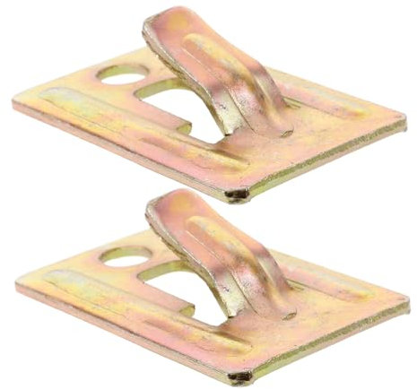 SHINEOFI 2Pièces Plaque de Support Chauffe Eau Support de Fixation Durable pour Chauffe Eau Crochet Antidérapant avec Vis Incluses pour Installation Facile