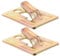 SHINEOFI 2Pièces Plaque de Support Chauffe Eau Support de Fixation Durable pour Chauffe Eau Crochet Antidérapant avec Vis Incluses pour Installation Facile