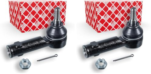 febi bilstein 48130 Spurstangenendstück mit Kronenmutter und Splint, 1 Stück (Packung mit 2)