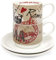 Egan Juego de 2 tazas de café apilables Rome con MetalRuck