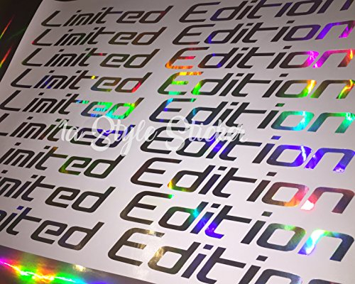 Limited Edition Aufkleber Frontscheibenaufkleber oilslick folie Hologramm Folie 3d Glitzerfolie Autofolie bunt chrom