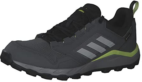 adidas Herren Tracerocker 2.0 Gore-TEX Trail Running Shoes Trailrunning-Schuhe, Grey Six/Grey Two/Core Black, 42 EU