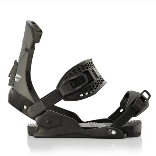 Drake Fifty Black-L Snowboard Binding für Erwachsene (Anfänger bis Mittelstufe), Schwarz, Unisex, Binding, Snowboard Binding