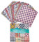 GORGECRAFT 24 Stück 12 Stile Scrapbook-Papierblock 30x30cm Buntes Karomuster Papierpackung Tartan-Hintergrund Dekoratives Bastelpapier Karton Für DIY-Kartenherstellung Scrapbooking Geschenkverpackung