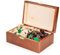 Prime Chess Staunton No. 5 Tournament Chess Pieces Mahogany Box