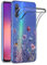 Kaywzo Hülle für Xiaomi Mi 9,Transparent TPU Handyhülle mit Gemälde Blume Muster,Ultradünn Stoßfester Schutzhülle,Schön Silikon Cover Case-4