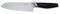 Paul Wirths CERASTEEL Santoku Messer mit Gravur | Bruchfeste & extrem scharfe Klinge aus Keramik & Edelstahl | Klingenlänge: 17,5 cm | Keramik Messer mit Glasfaser-Griff ergonomisch