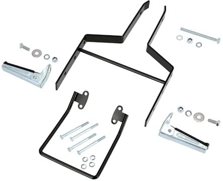 Set: Kindersitz mit Klappfußrasten und Handgriff, pulverbeschichtet - für Simson S50, S51, S70, S53, S83