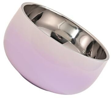 XBOKA Praktische doppelwandige Isolierschüssel Thermo 304 Edelstahl Schüssel Praktische Isolierschüssel zum Warmhalten von Speisen