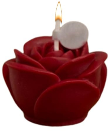 Tewzafiya Rose Shaped Candles, Rose Flower Candle | Romantic Rose Flower Aromatherapy Candles | Decorative Soy Wax Candles Scented Candle for