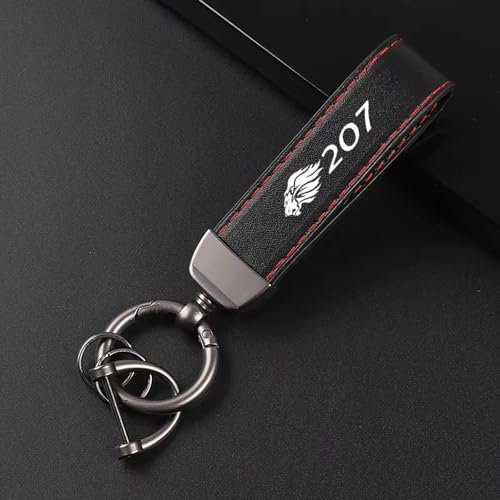 MNGKIQC 1 Pièce Porte-clés de Voiture, pour Peugeot 207 Porte Clé Portable Multifonction Porte-clés de Voiture Accessoires Clés,B