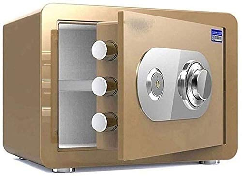 Feuerfeste wasserdichte Safe Box – robuster Stahl Anti-Diebstahl-Sicherheitsschrank für Zuhause und Büro – sichere Aufbewahrung für Dokumente, Wertsachen und Brandschutz