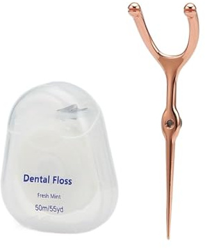 Ensemble de cure-dents en acier inoxydable pour fil dentaire (style 3)