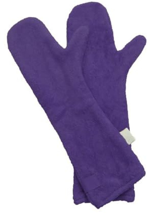Abaodam Pet Absorbent Grooming Gloves for Dogs and Horses Water-absorbing Cleaning Mitts for Pet Paw Drying Suitable for Puppy Random Color Set Random Color