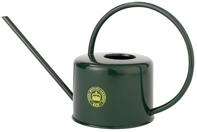 Spear & Jackson Kew Gardens Urban Oasis Annaffiatoio 1L in Acciaio Zincato, Annaffiatoio per Piante da Interno con Beccuccio Lungo, Elegante per Casa, Balcone e Vasi, Verde