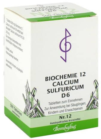 Biochemie 12 Calcium sulfuricum D6 Tabletten 500 stk