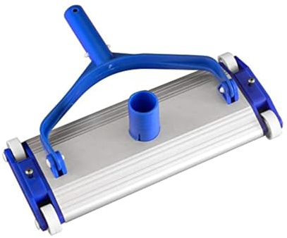 KEEPER Limpiafondos de Aluminio Resistente. Ideal para la Limpieza y Mantenimiento de Piscinas. Conexión para Manguera de aspiración de Ø38 mm. Conexión para pértiga con Sistema Clip.