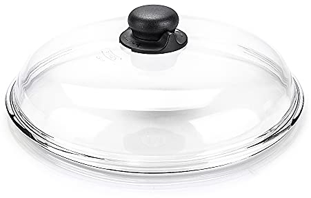 Moneta Borosilicato Coperchio Bombato 20 cm, Vetro
