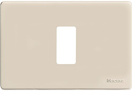 Bticino Placca 1 Modulo, Avorio, 1 Posto