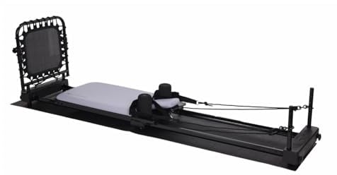 AeroPilates Reformer 4420 Plus Bodenmatte – Pilates Reformer Workout Machine für Home Gym – Cardio Fitness Rebounder – faltbar – 136 kg Gewichtskapazität
