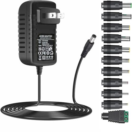 AC Adapter 5V 6V 9V 15V 24V DC (DC12V--2A)