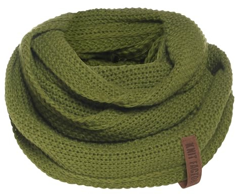 KNIT FACTORY - Coco Loop Schal - One Size | Gestrickter Schlauchschal - Für Damen und Herren - Herbst & Winter - Zeitloses Mode-Accessoire - Strickschal mit Wolle