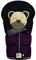 Odenwälder Fußsack Mucki L für Kinderwagen & Buggy classic dark berry